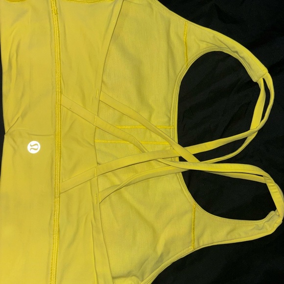 lululemon Yellow Women's sports bra - Picture 2 of 2